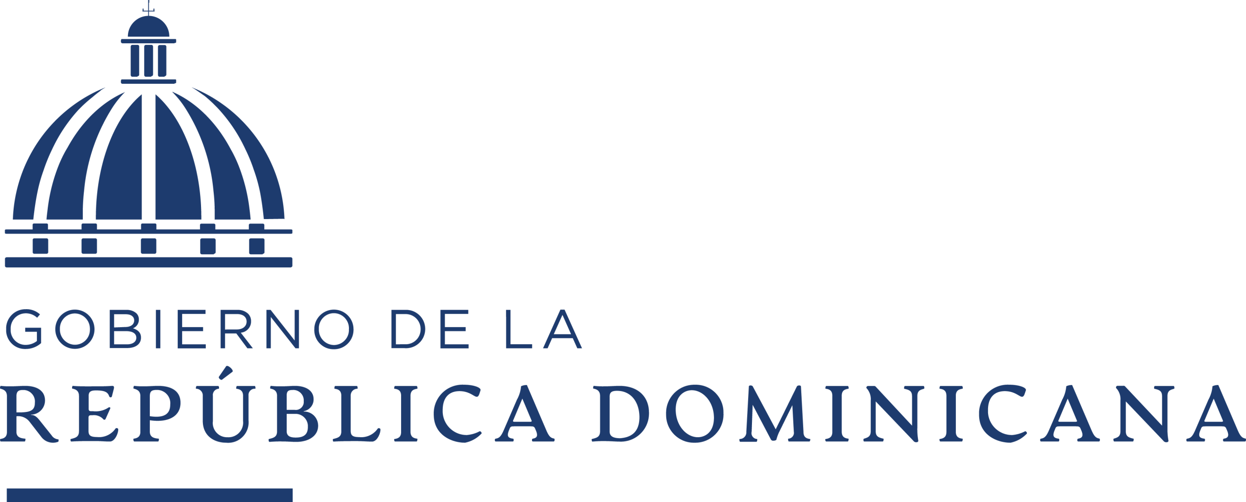 Logo Gobierno De La Republica Dominicana Azul